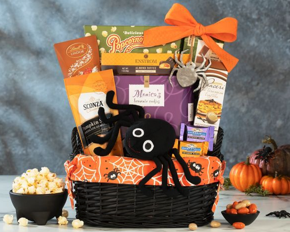 The &quot;friendly spider&quot; gift basket