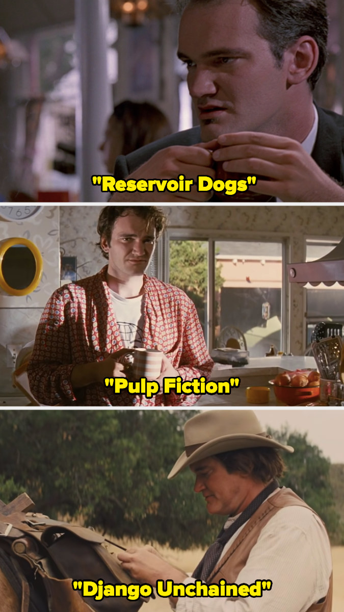 Quentin Tarantino in &quot;Reservoir Dogs,&quot; &quot;Pulp Fiction,&quot; and &quot;Django Unchained&quot;