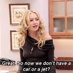 Lindsay saying &quot;great, so now we don&#x27;t have a car or a jet?&quot;