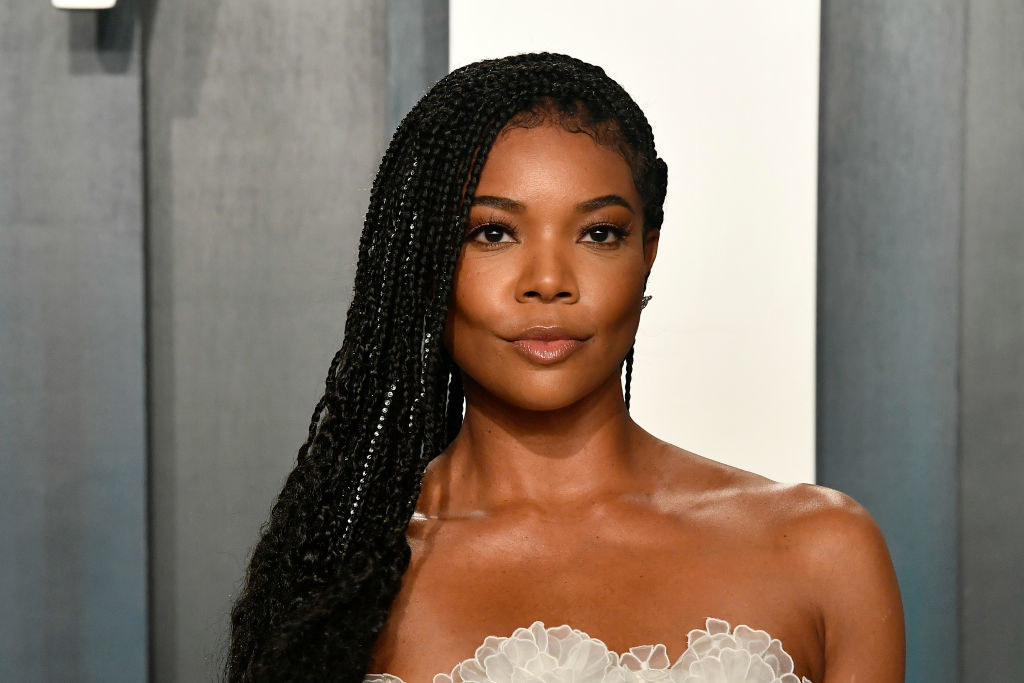 Gabrielle Union in a strapless outfit
