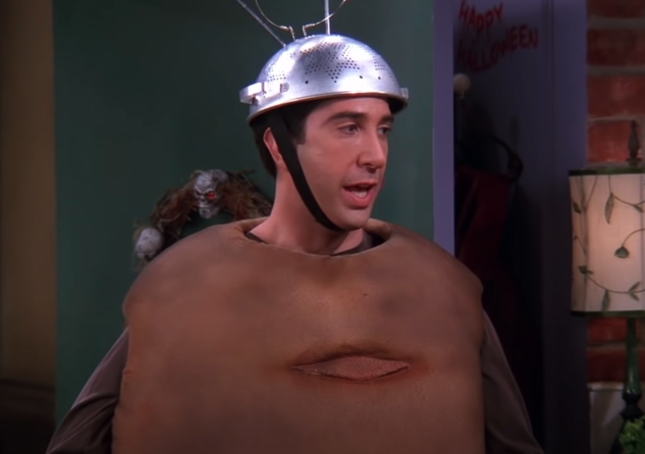 Ross as spudnik on friends