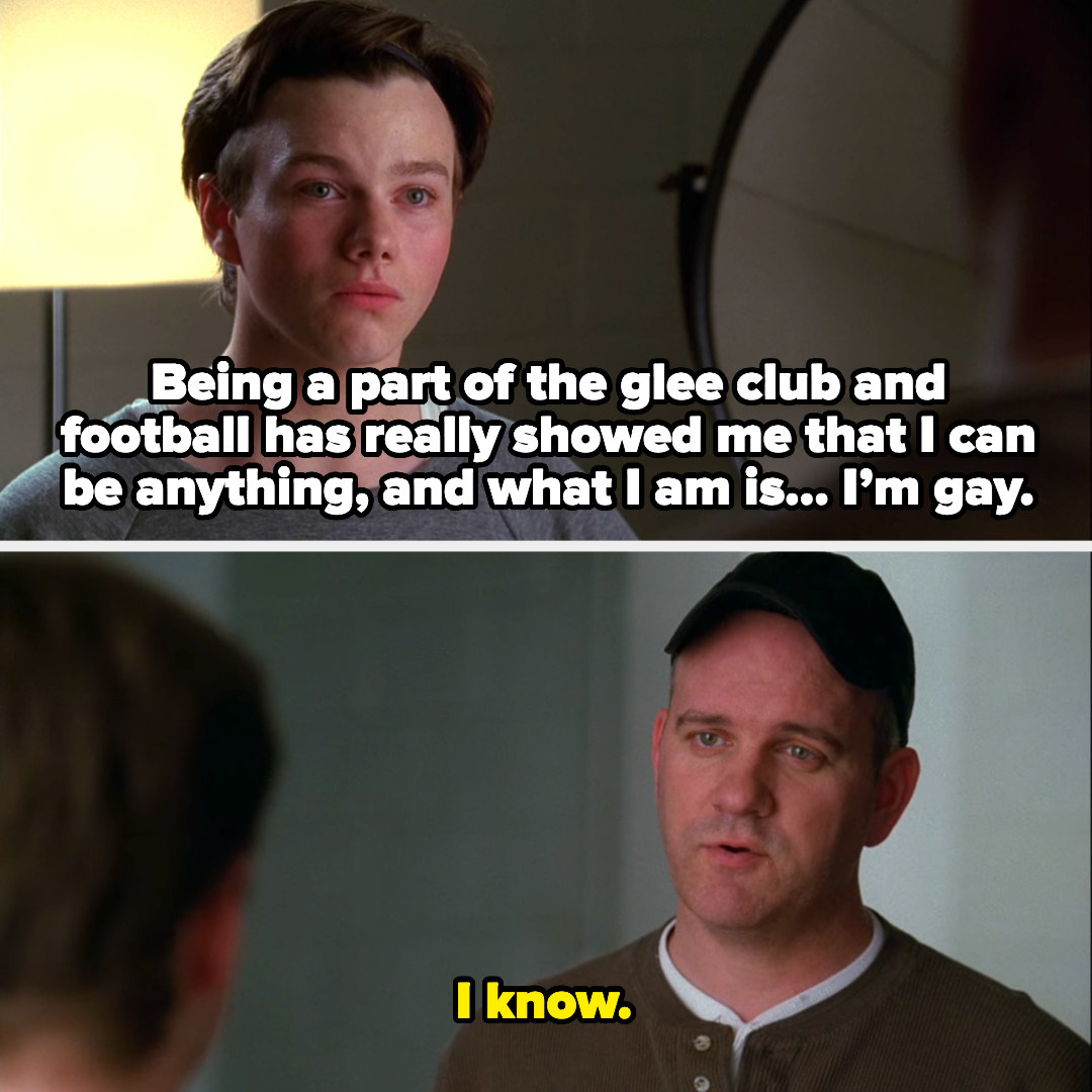 Kurt coming out to his dad