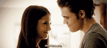 Stefan telling Elena he loves her