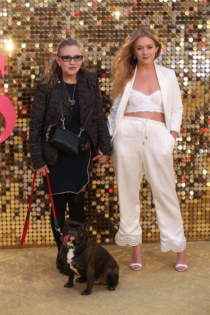 Carrie Fisher and Billie Lourd