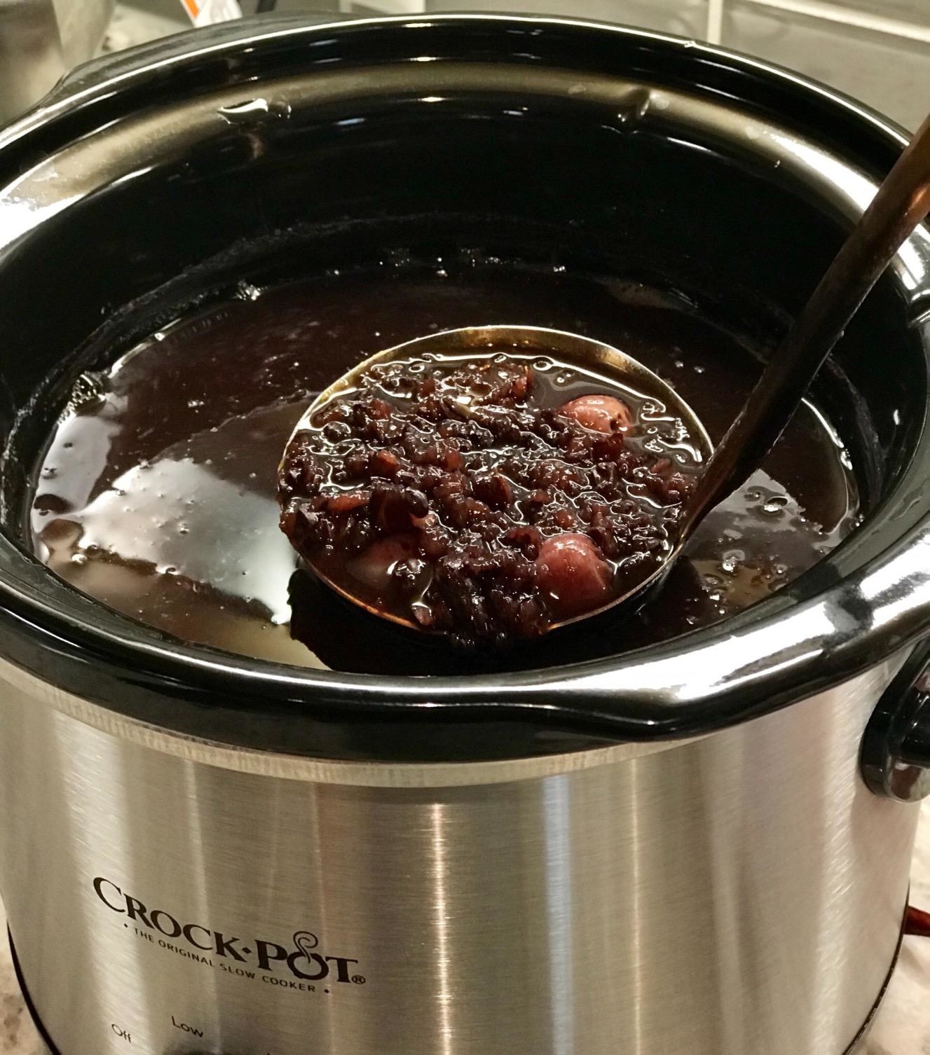Reviewer photo of stew in the slow-cooker