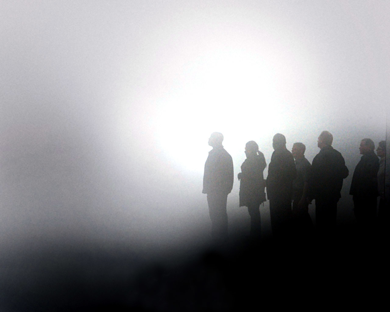The group within the mist