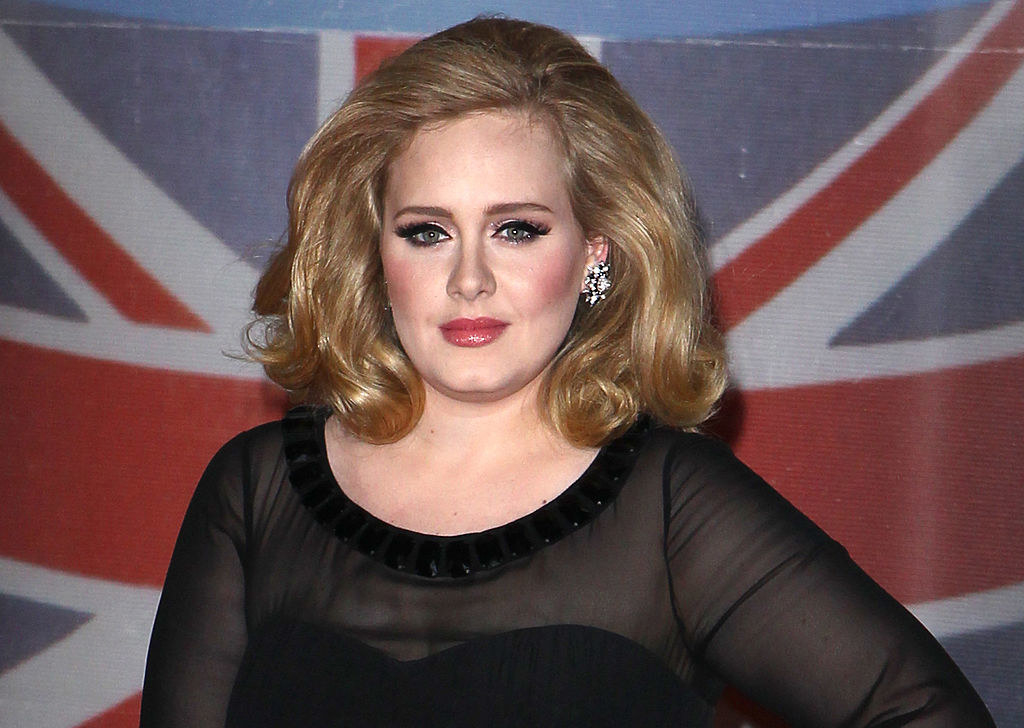 Adele attends the BRIT Awards