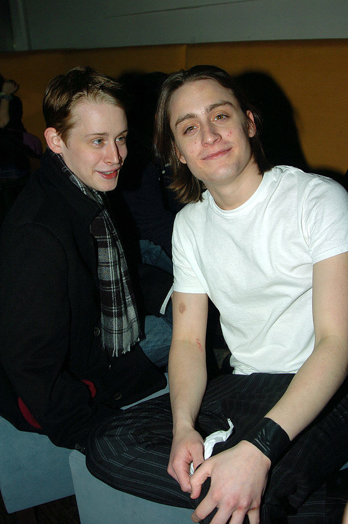 Macaulay Culkin (left) joins his brother, Kieran, at LINK Restaurant