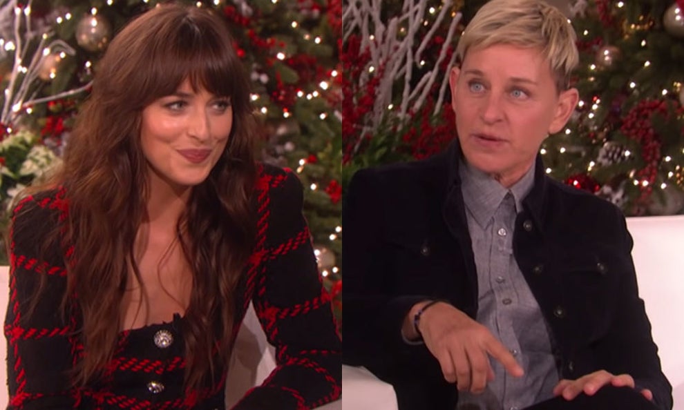 Dakota Johnson Reacted To That Awkward Ellen Degeneres Interview Five 