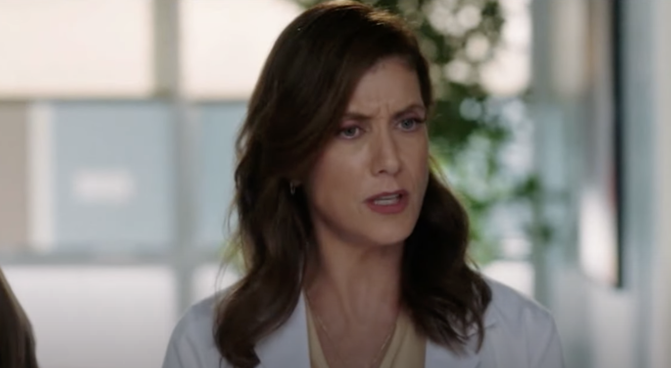 A serious-looking Kate as Addison