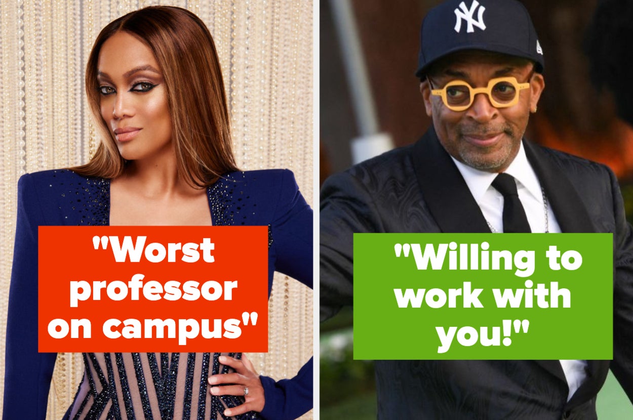 Tyra Banks and Spike Lee