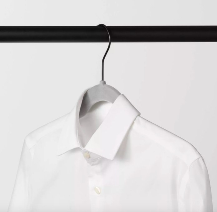 White shirt on hanger