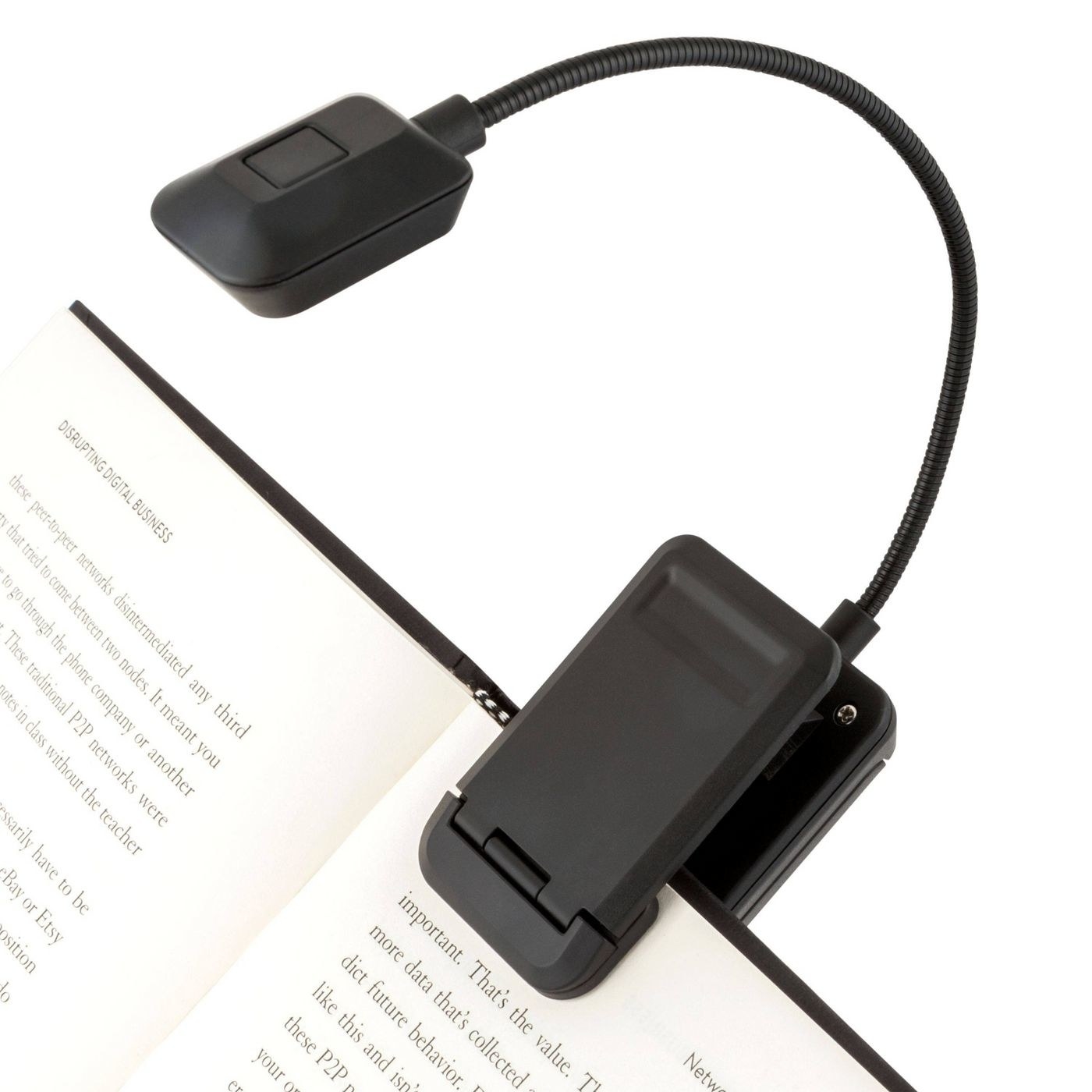 The LED clip-on book reading light