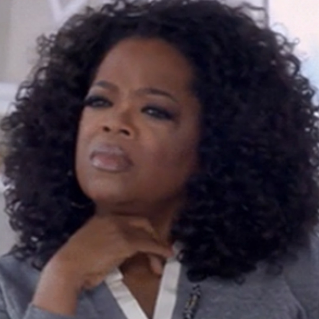 Oprah making a confused expression on one of her &quot;OWN&quot; TV programs