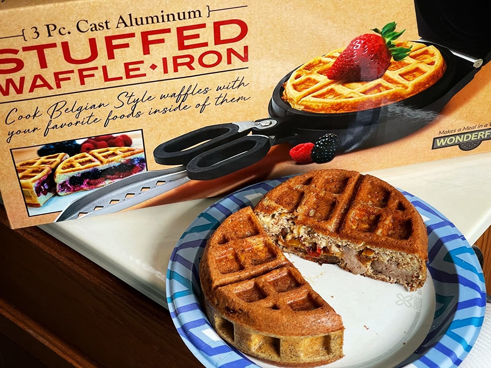 A reviewer&#x27;s stuffed waffle