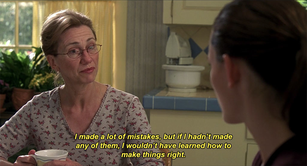 Kathy Baker as Jenna&#x27;s mom gives her adult daughter evergreen life advice in &quot;13 Going on 30&quot;