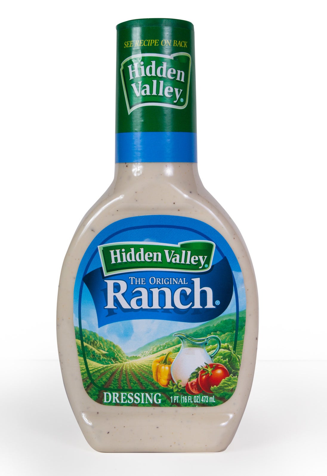 A bottle of Hidden Valley ranch dressing
