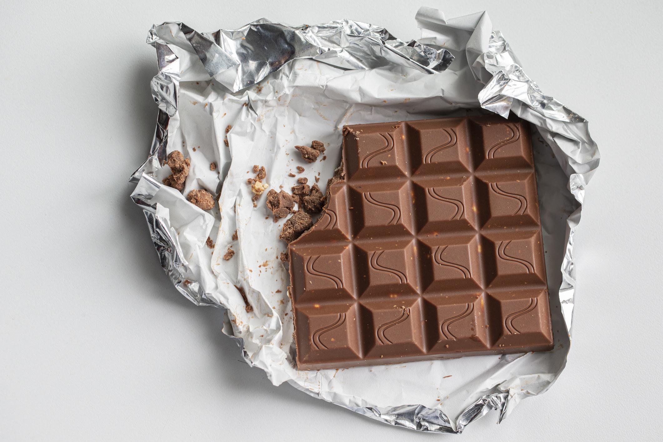 A milk chocolate candy bar.