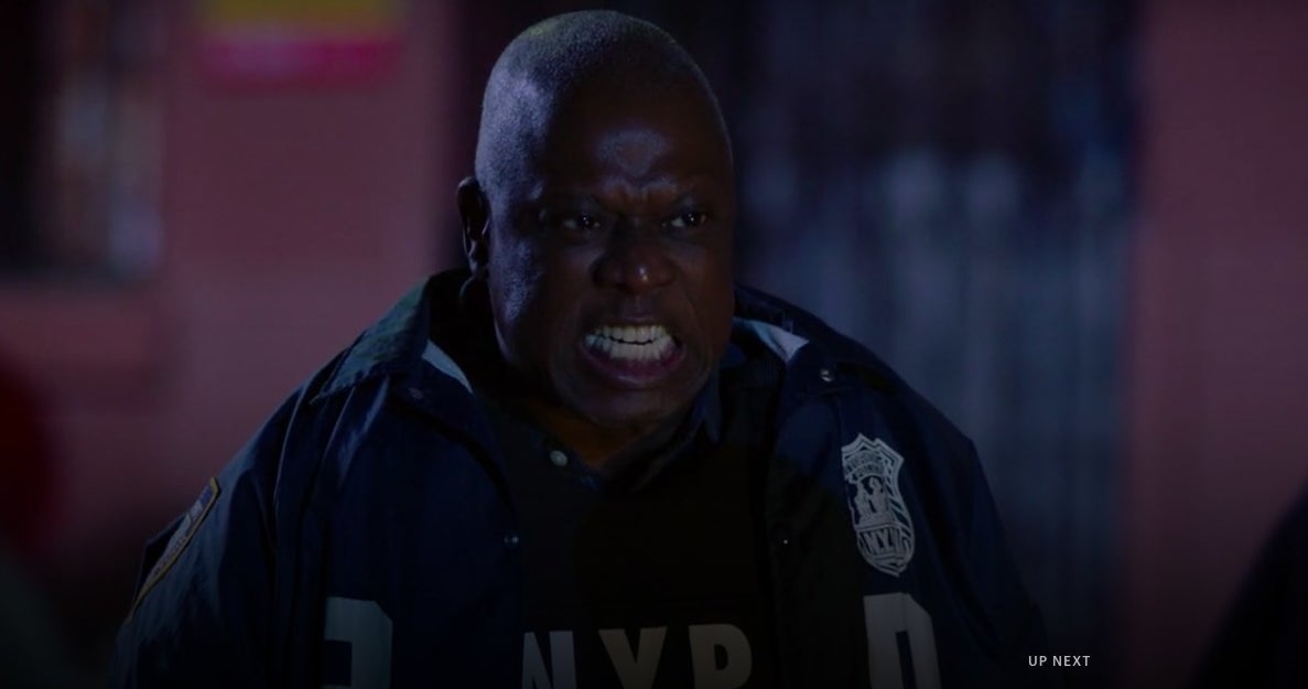 Holt threatening a criminal in &quot;Brooklyn Nine-Nine&quot;