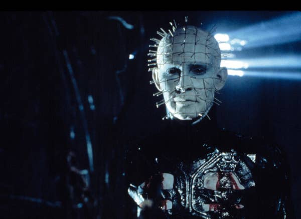 And this is Pinhead from the movie: