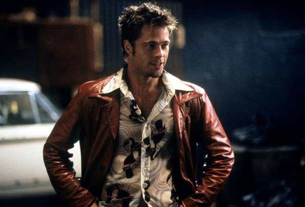 And this is Brad Pitt as Tyler Durden: