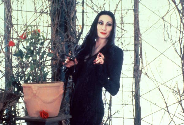 And this is Angelica Houston as Morticia: