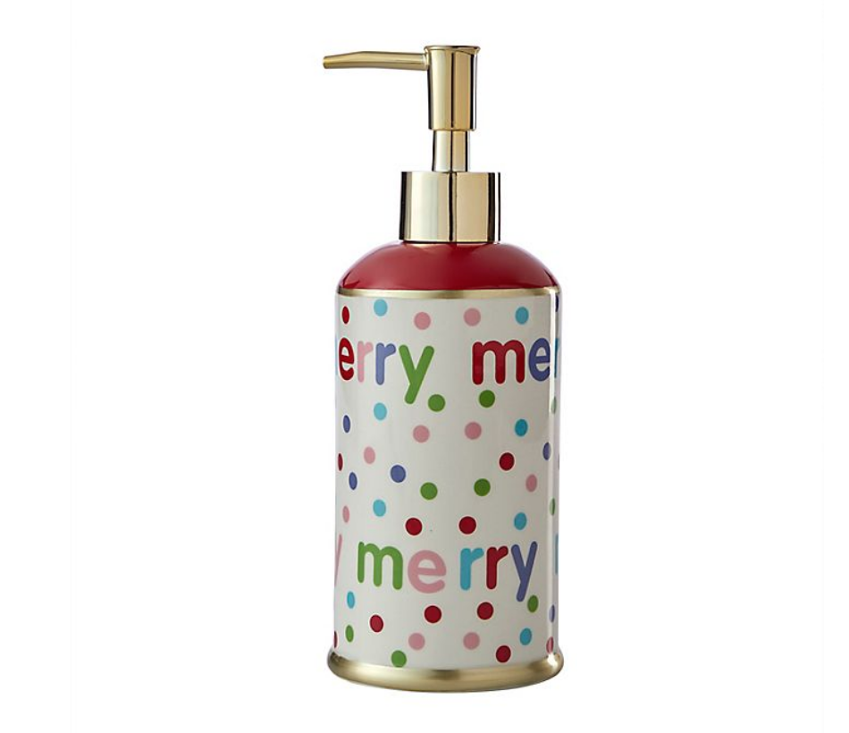 &quot;Merry Merry&quot; Soap Dispenser