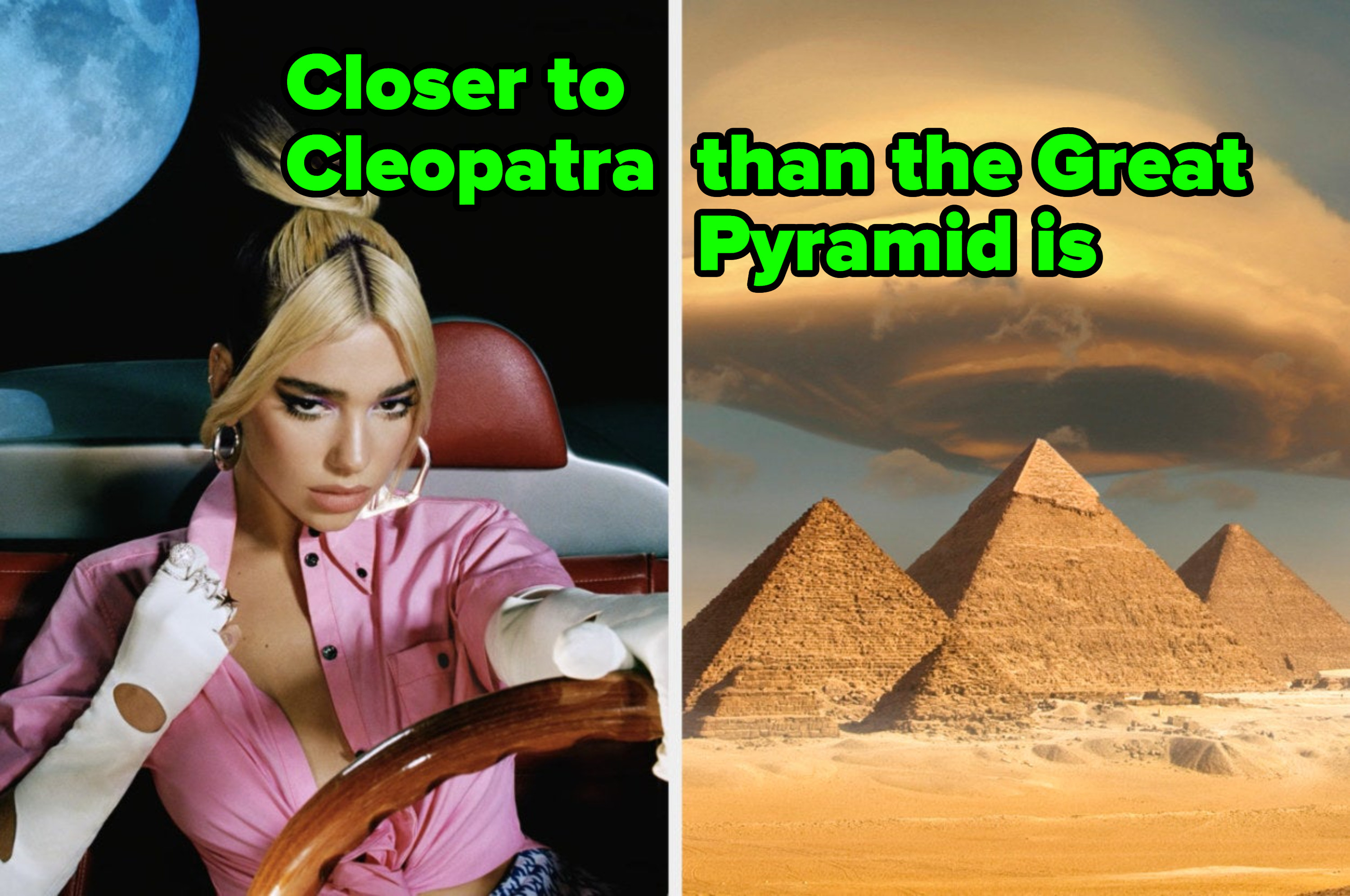 Future Nostalgia and the Pyramids