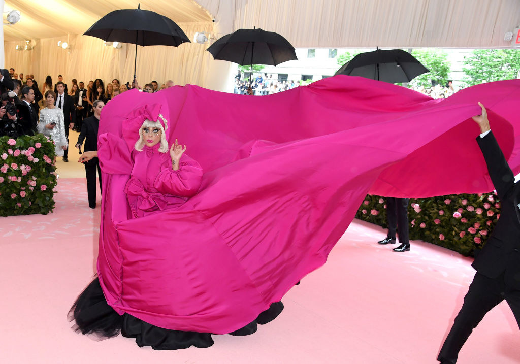 Lady Gaga arrives for the 2019 Met Gala celebrating Camp: Notes on Fashion
