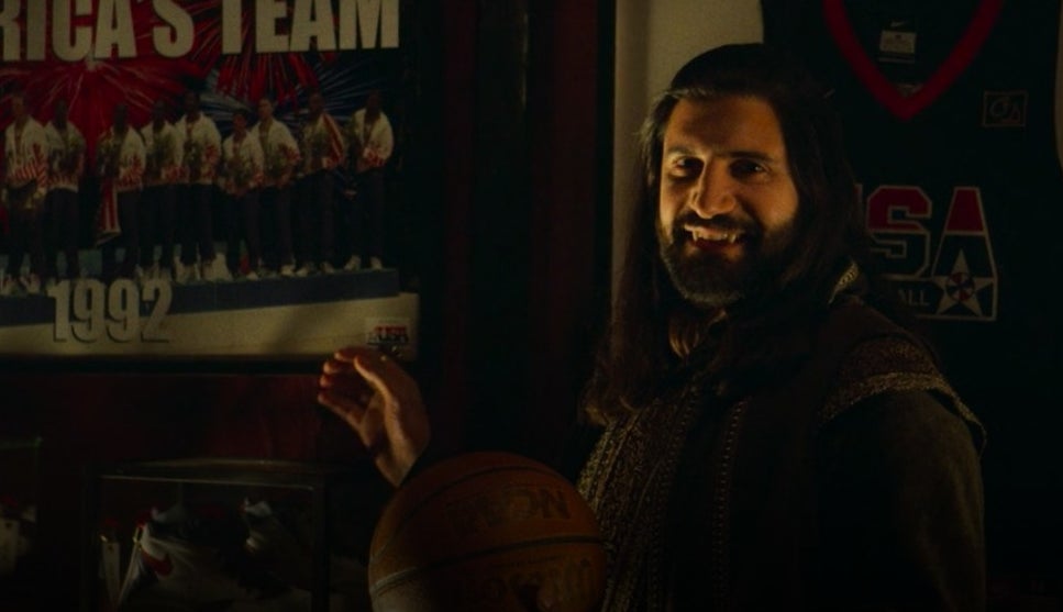 Nandor in his &quot;dunk zone&quot; in &quot;What We Do in the Shadows&quot;