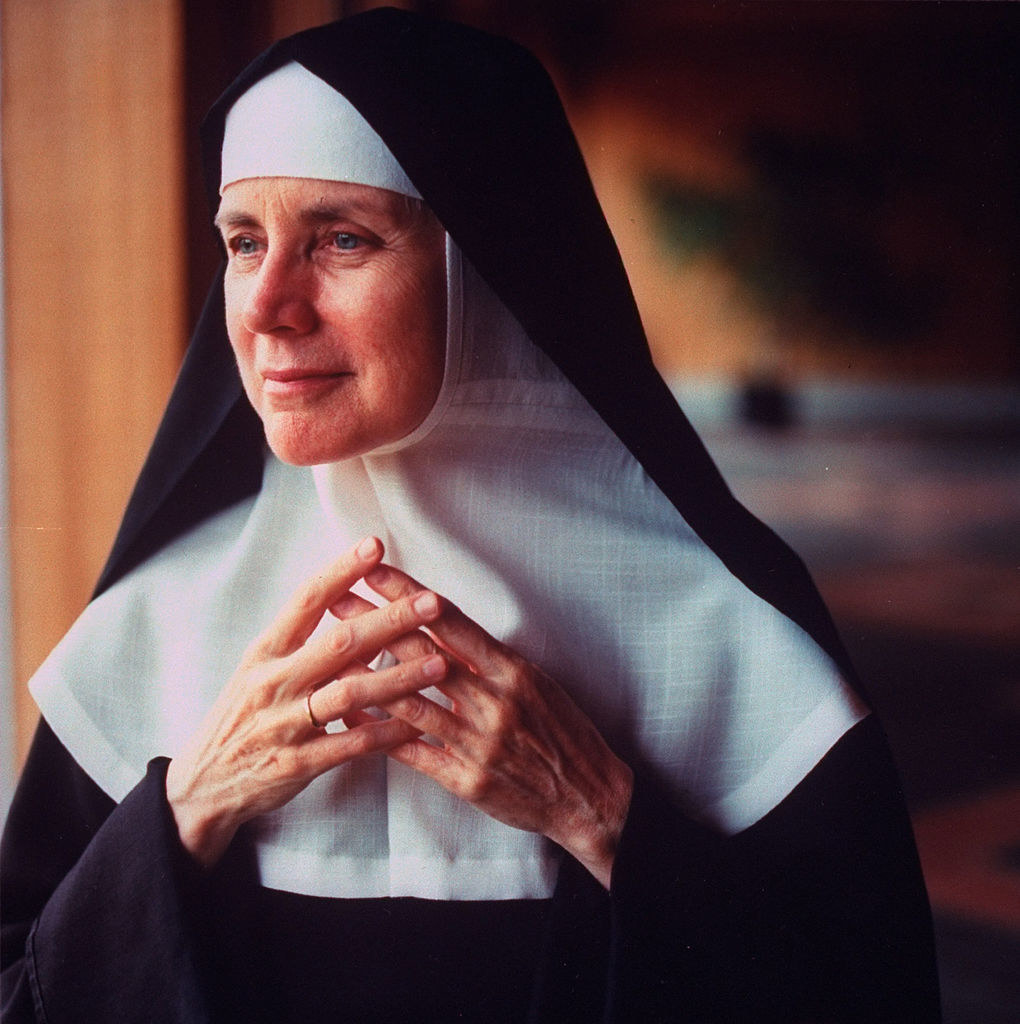 Hart in her nun outfit