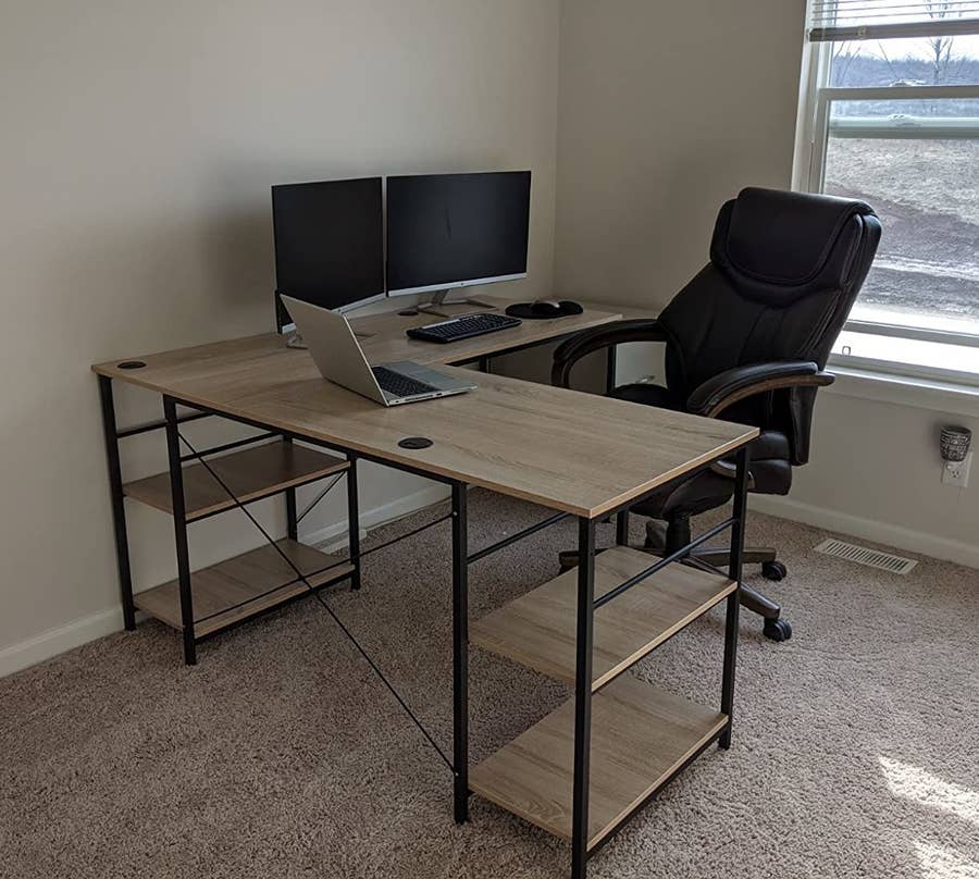 L Shaped Desks To Maximize Home Office, Largest L Shaped Desk
