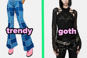 trendy and goth