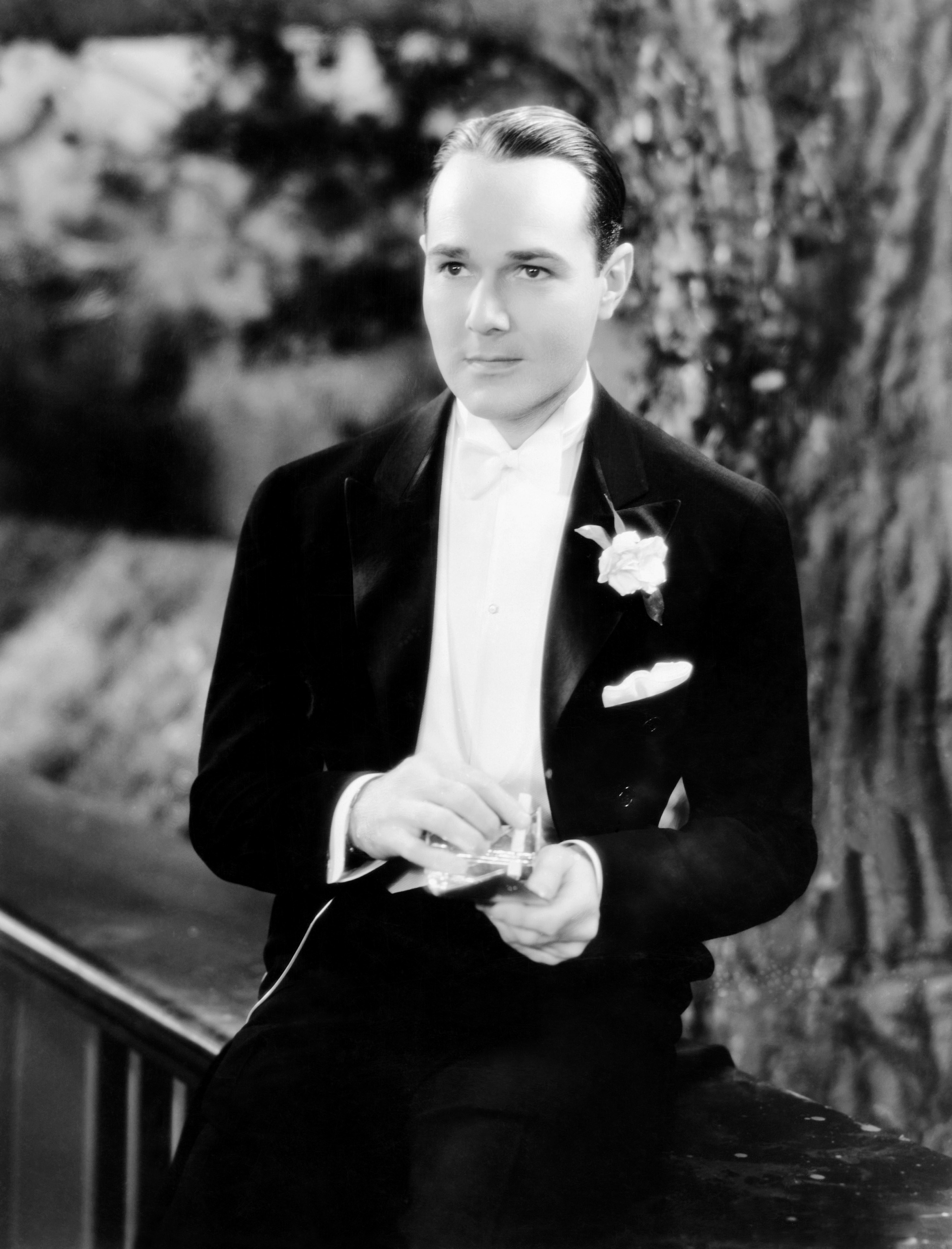 Billy Haines in a tuxedo