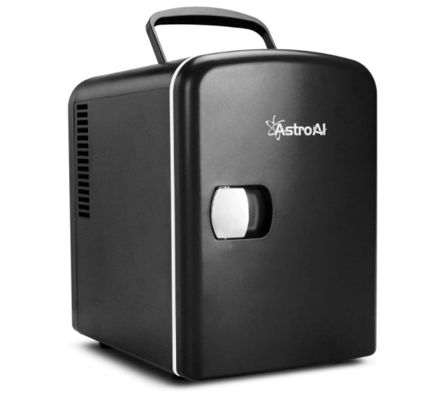 Foto de refrigerador mini portatil en color negro