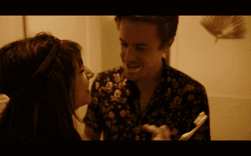 A gif of Leah and Nick kissing in &quot;The End of Us&quot; film