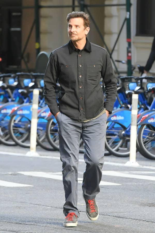 Bradley walking in soho