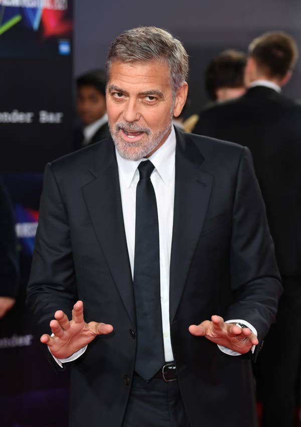 George on the red carpet at the london film festival