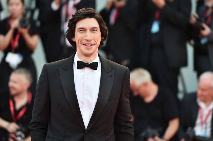 Adam Driver on the red carpet