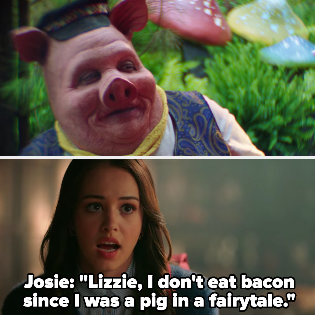 Josie says she won&#x27;t eat bacon since she was a pig in a fairytale