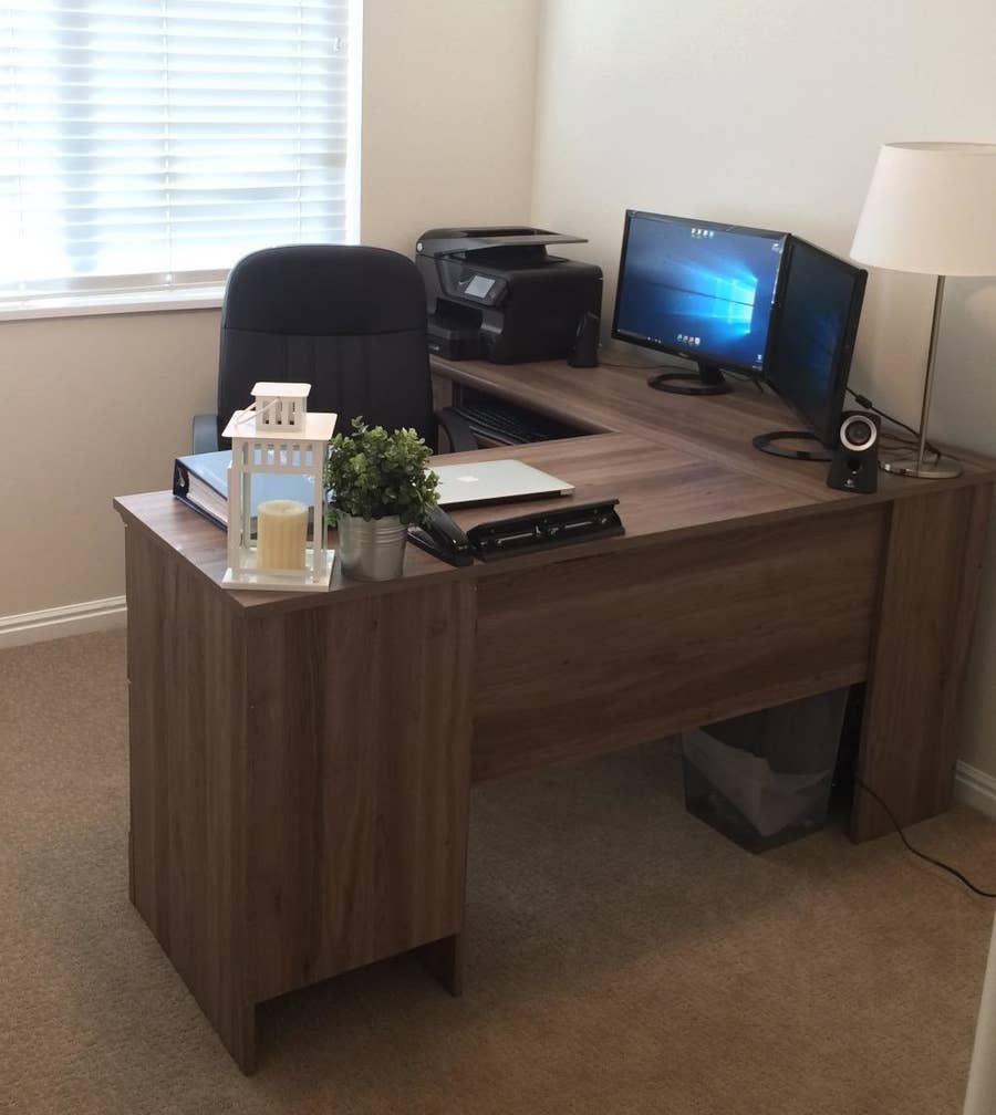 Been wanting an L shaped desk for over 10 years. Finally decided