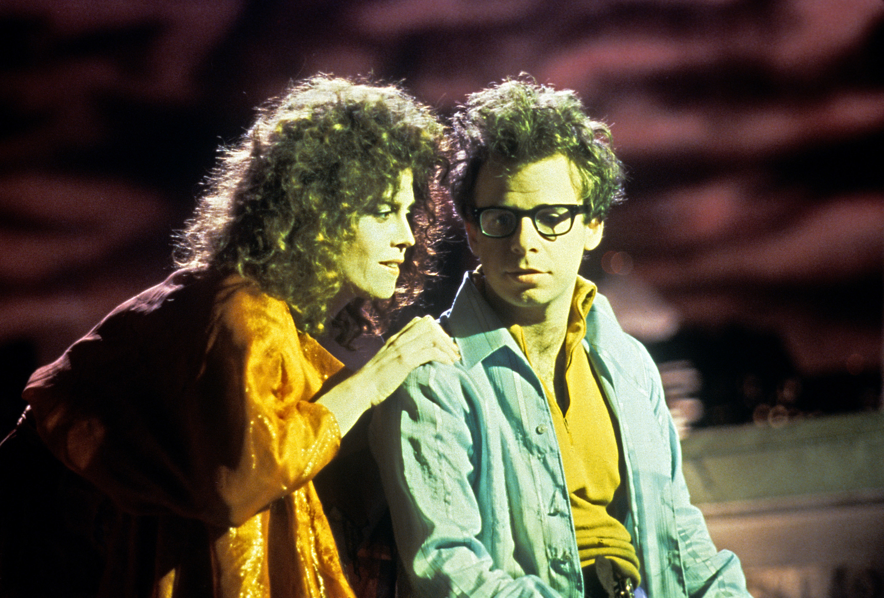 Rick Moranis and Sigourney Weaver in Ghostbusters