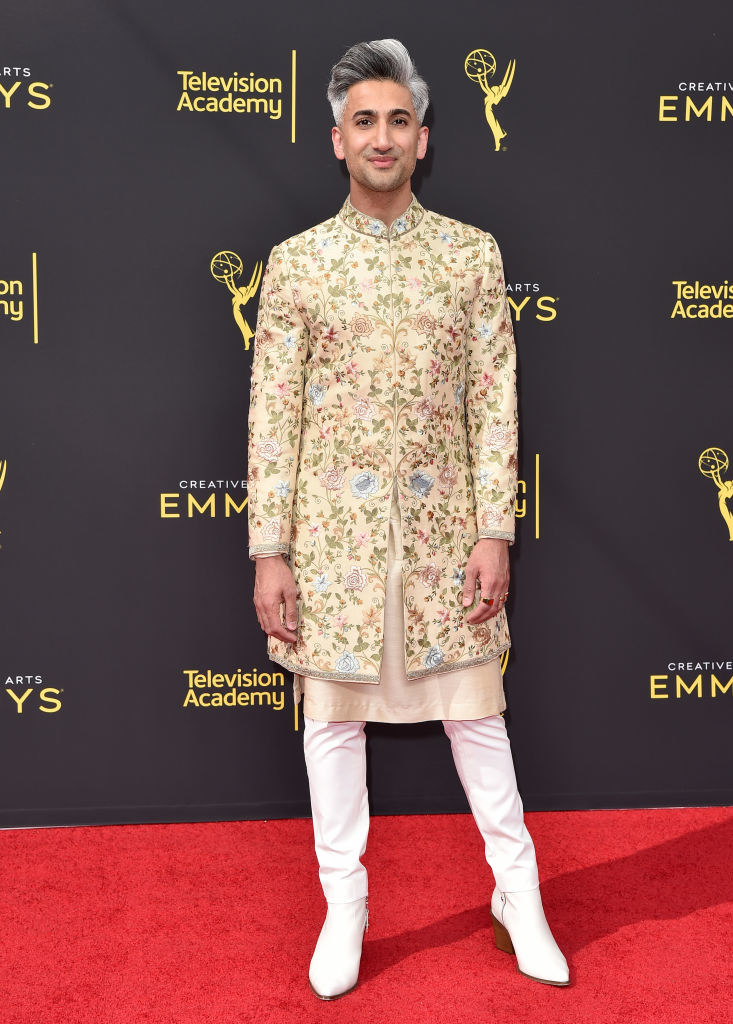 Tan France on the red carpet of the Emmys