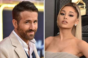 Ryan Reynolds and Ariana Grande