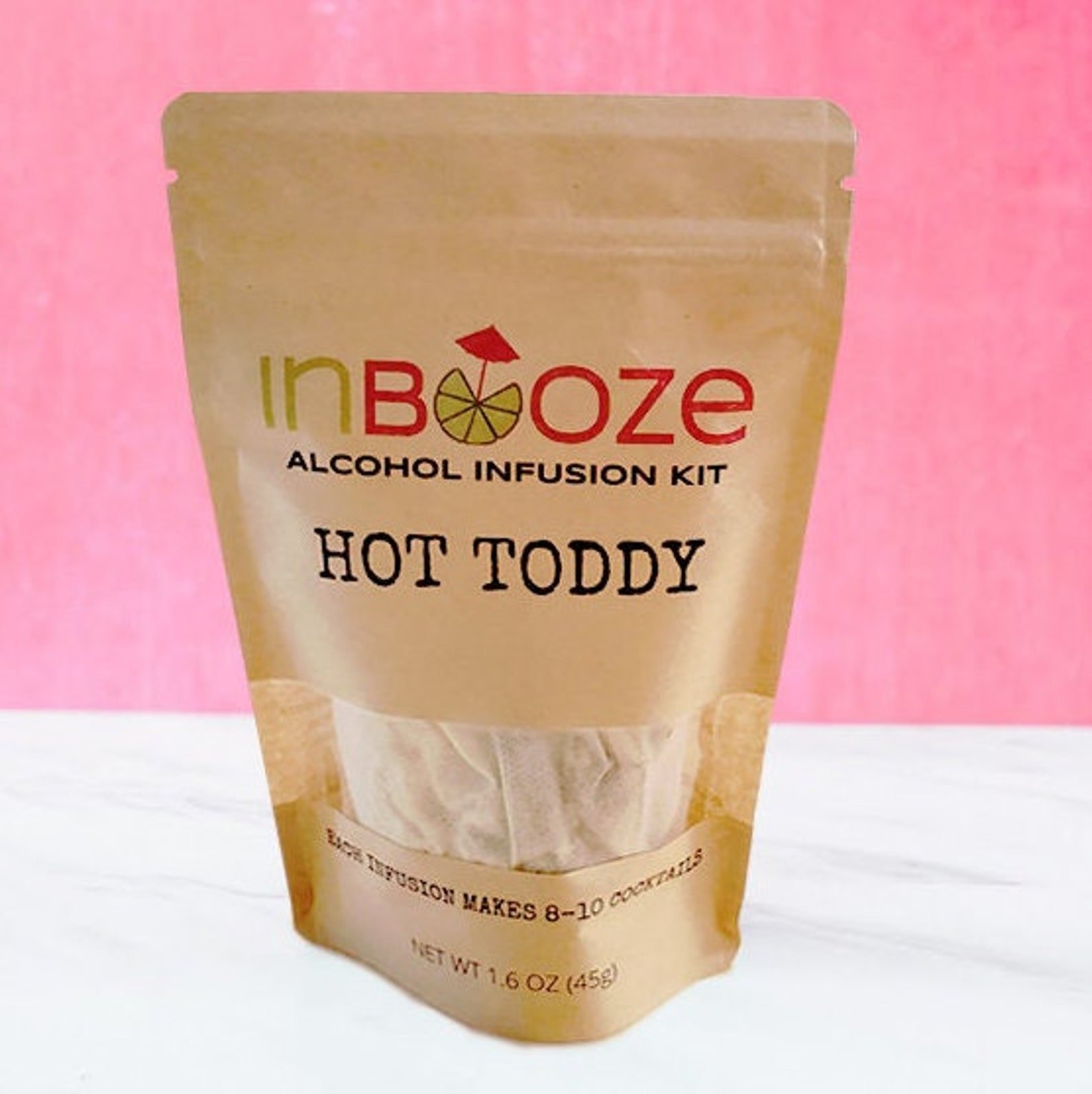 a pouch of hot toddy infusers
