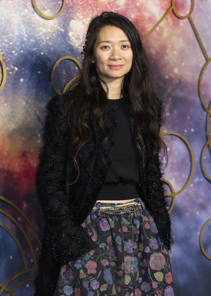 Chloe Zhao on a red carpet