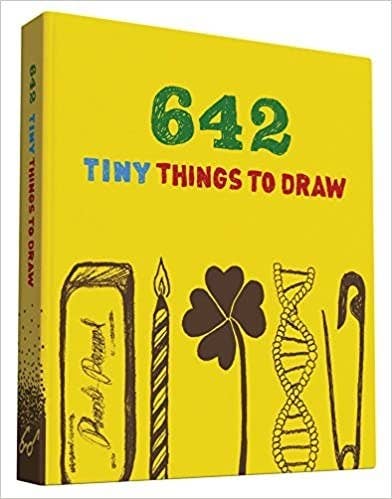 small book that says 642 tiny things to draw