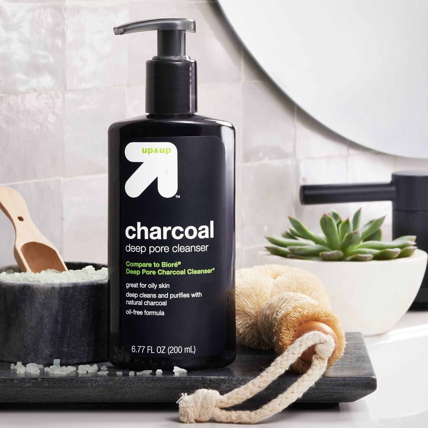 The deep pore cleanser made with charcoal