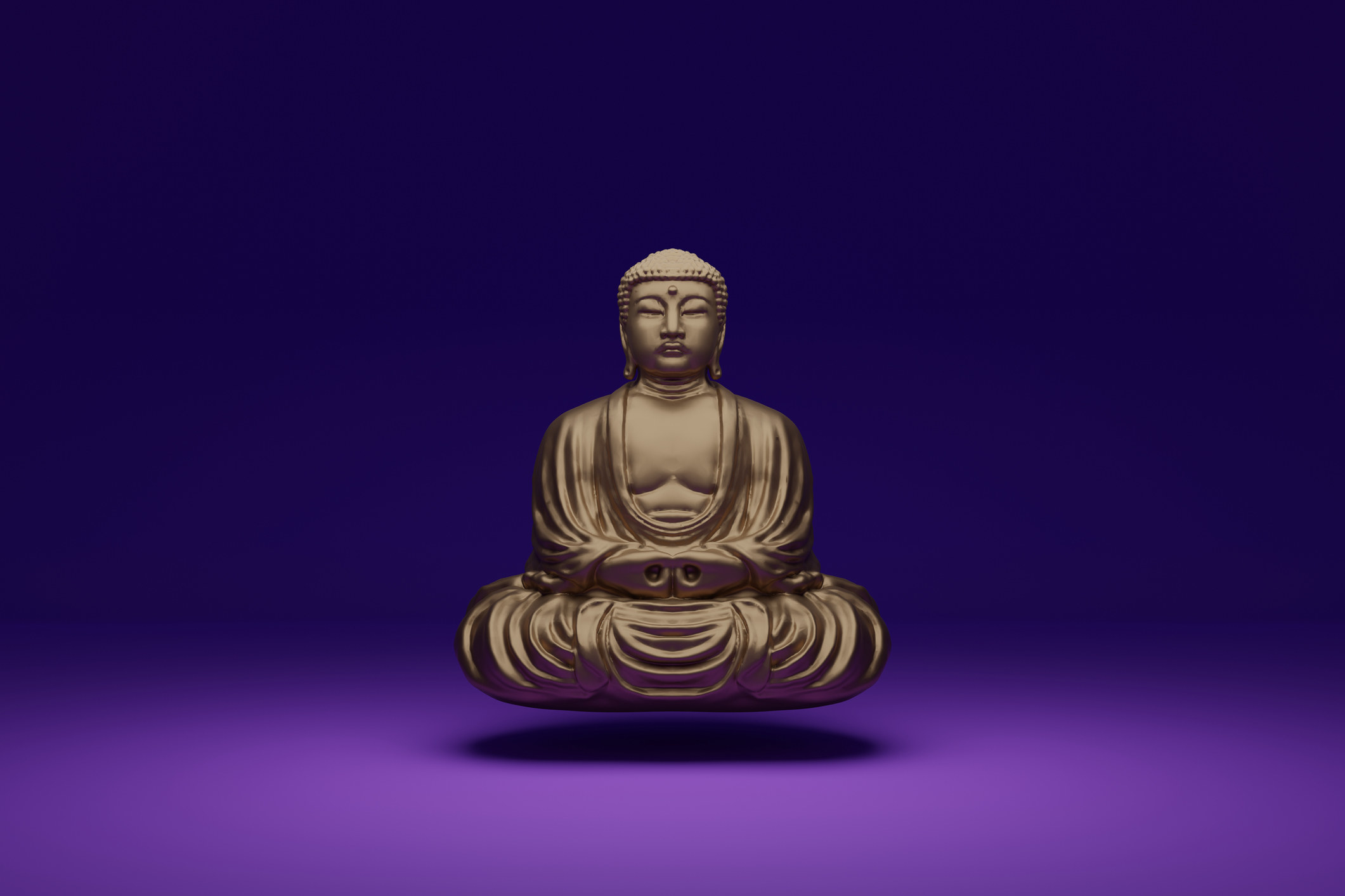 Digital Rendering of Buddha