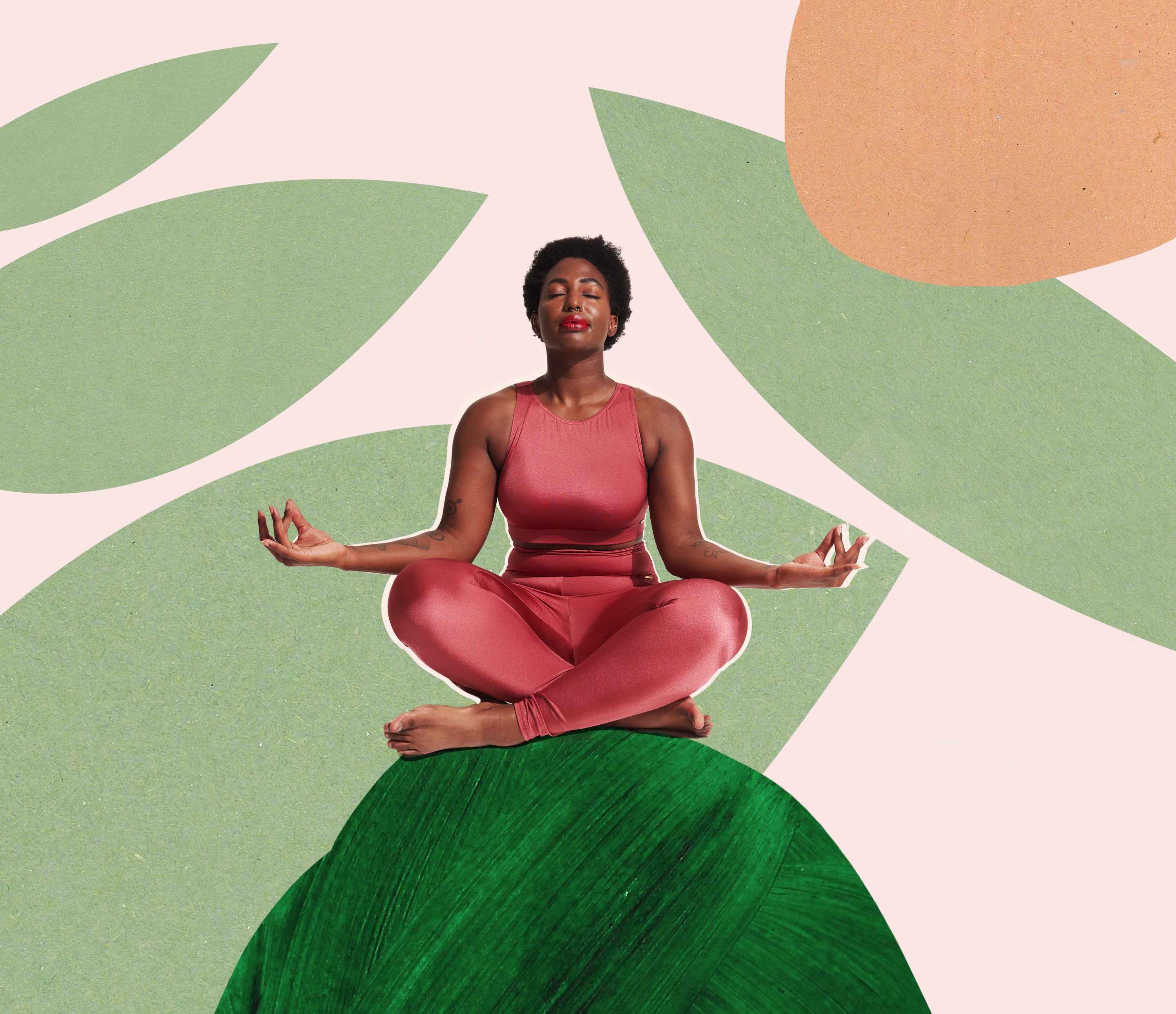 Woman meditating